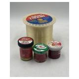 New trout bait, salmon eggs, super silver thread