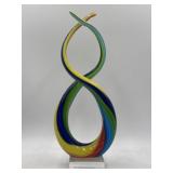 15-16" glass art sculpture