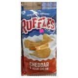 Giant 27oz bag of ruffles cheddar and sour cream