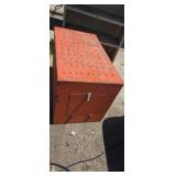 Hand made wooden dog crate
