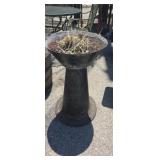 Cast iron base plant stand