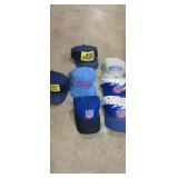 NFL and CBS sports hat assortment