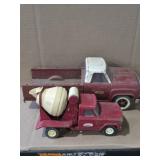 Tonka Farm Truck and Jerp Cement Mixer