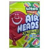 6 - 6oz bags of airheads xtremes bites