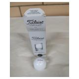 Box of three Titleist Velocity golf balls. All