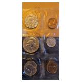 Silver 1959 uncirculated Philadelphia mint proof