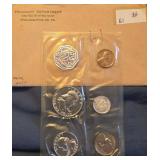 Silver 1961 uncirculated Philadelphia mint proof