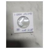 1 Gram Of Valcambi .999 Fine Silver