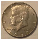 1969 Kennedy half dollar 40%
