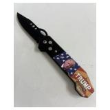Trump auto lock flip blade , Take America Back,