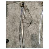 Replica Civil war cavalry sword saber w/scabbard.