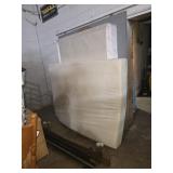 Full size temperapedic bed with box spring and