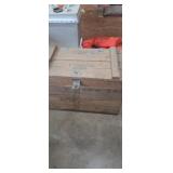 Wooden explosive bombs crate