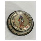 Circus city Peru, Indiana 1981 paperweight