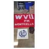 Local Monticello athletic memrbilla , hat , seat
