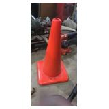 Orange traffic cone