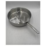 Basics 12" 5 qt. stainless steel skillet with