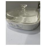 Corningware Shadow Iris pattern casserole dish