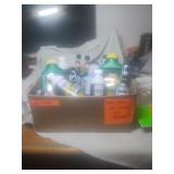 Box Full of Lucus Oil Products and Ortho yard