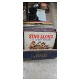 Vinyl record assorment