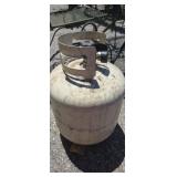 Propane tank partial full