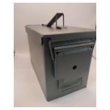 Royal king green metal ammo box