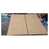 48 x 48 collapsible banquet table. Rolls away for
