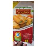 10- 8ct packages of vegetable spring rolls