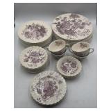 Staffordshire Charlotte Royal transferware 34