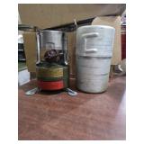 M 1950 Gasoline Camp Stove with Container
