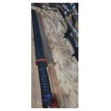 2 China style ninja swords woth sheaths dull