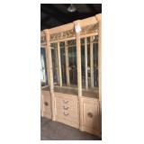 Bernhardt Mediterranean style china hutch with
