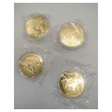 4 Donald Trump 2024 medallions