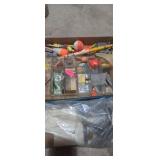 Fishing tackle , bobbers, hooks, lead weights and