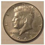 1967 Kennedy half dollar 40%