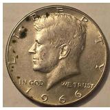 1966 Kennedy half dollar 40%