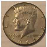 1966 Kennedy half dollar 40%