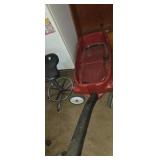 Radio flyer red plastic 2 seat wagon