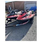 Two 2001 GTX DI 951cc Sea-Doo waverunners with