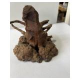 Wood Burl tree root display