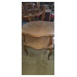 2 tier laminate top side table