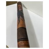 Decorative wooden rain stick