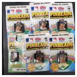 6 collectible MLB pinheads