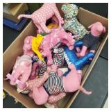 Whole box of assorted victorias secret PINK dogs.