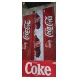 Plasic Coca-Cola advertising panels