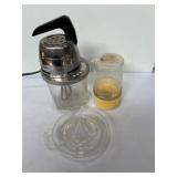 Dorby 2-cup standing kitchen mixer, clear pressed