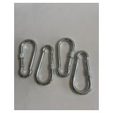 4-5 in carabiner spring loaded latch hooks