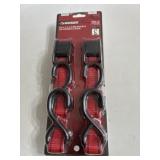 2-10 ft x 1 in cam buckle tie-downs