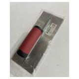 11 in x 4-1/2 in notched trowel