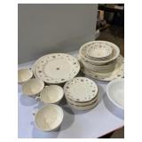 Homer Laughlin Rambler Rose dinner Ware